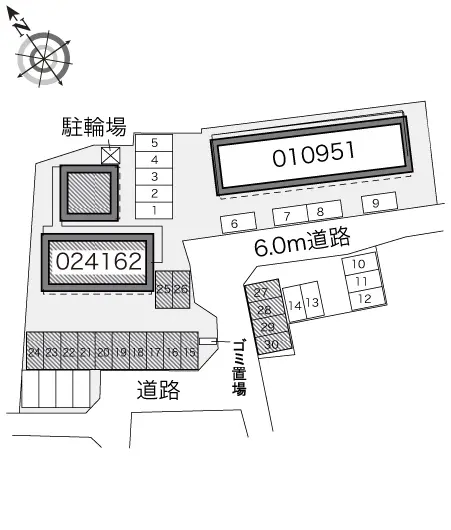 ★手数料０円★郡山市富久山町久保田　月極駐車場（LP）
